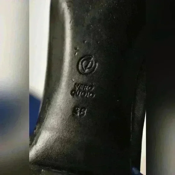 3.1 PHILLIP LIM White Blue Exotic  Embossed Leather Pointed Flats 38EU 8US - Picture 6 of 7